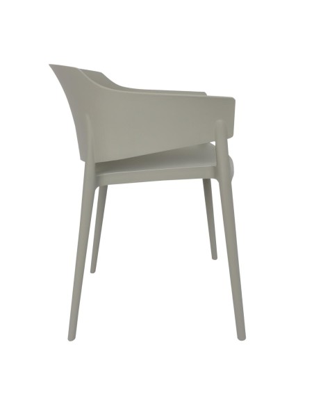 Fauteuils Lorenzo Café Bolero gris - lot de 2