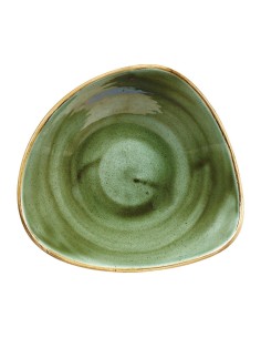 Bols triangulaires Churchill Stonecast Vert 235 mm - Lot de 12