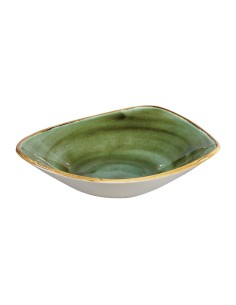 Bols triangulaires Churchill Stonecast Vert 235 mm - Lot de 12 2