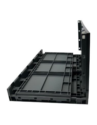 Caisse de transport pliante Vogue 594x396x353 mm - Noir