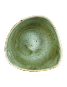 Bols triangulaires Churchill Stonecast Samphire Green 153mm - Lot de 12