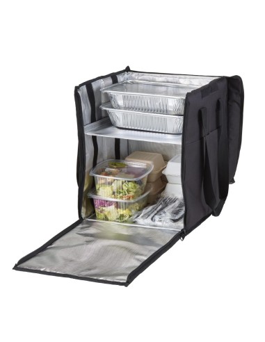 Grand sac à dos de livraison Cambro GoBag - Noir