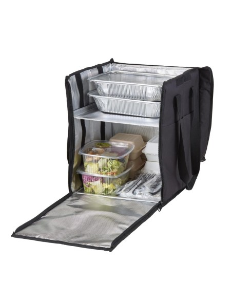 Grand sac à dos de livraison Cambro GoBag - Noir
