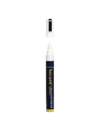 Marqueurs craie liquide Securit blancs 2-6 mm - lot de 2