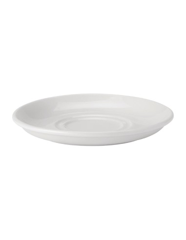 Soucoupes double puits Utopia Pure White 150 mm - lot de 24