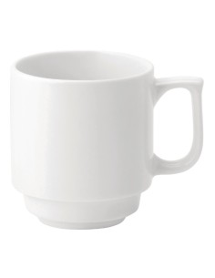 Mugs empilables Utopia Pure White 280 ml - lot de 36