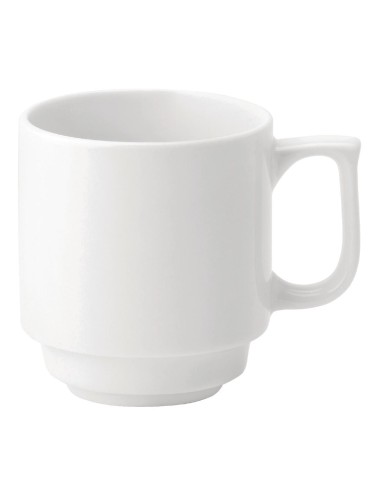 Mugs empilables Utopia Pure White 280 ml - lot de 36