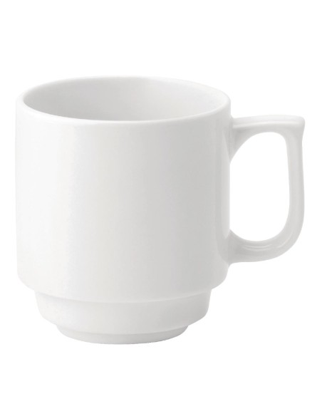 Mugs empilables Utopia Pure White 280 ml - lot de 36