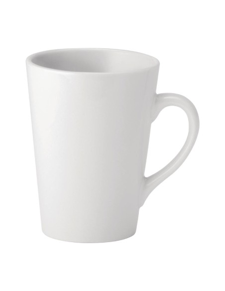 Tasses à latte Utopia Pure White 250 ml - lot de 24