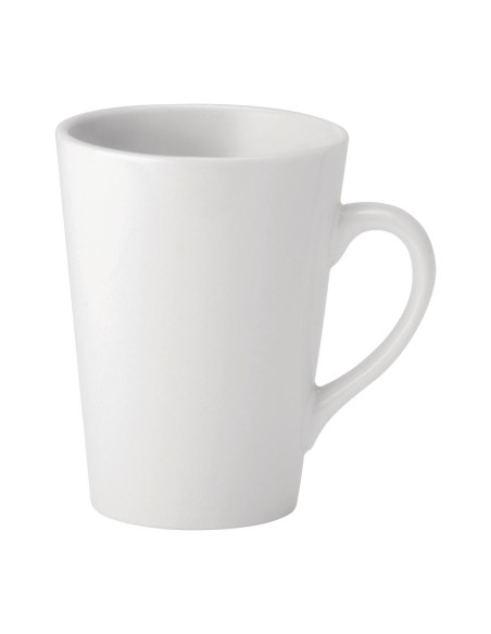Tasses latte Utopia Pure White 340 ml - lot de 24