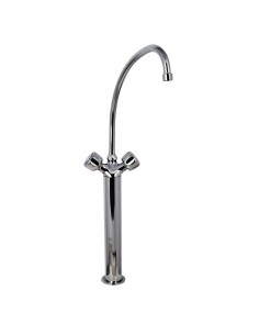 Robinet mélangeur monotrou Gastro M 300mm - 2 robinets en laiton chromé