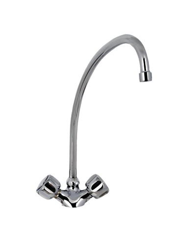 Robinet mélangeur monotrou standard 2 robinets 200mm - Gastro M
