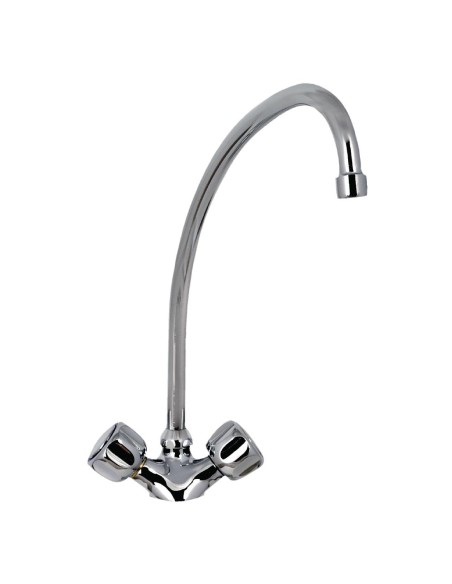 Robinet mélangeur monotrou standard 2 robinets 200mm - Gastro M