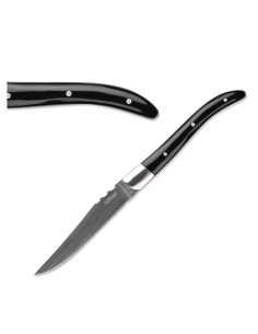 Couteaux à steak ACR noir Comas 22,5 cm - lot de 6