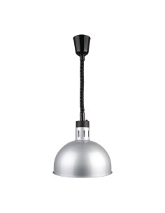 Lampe chauffante dôme rétractable Buffalo 250W - métal brossé
