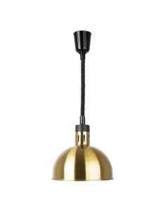 Lampe chauffante dôme rétractable Buffalo dorée - 250W