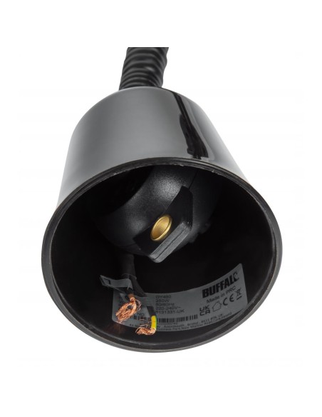 Lampe chauffante dôme rétractable Buffalo cuivre - 250W