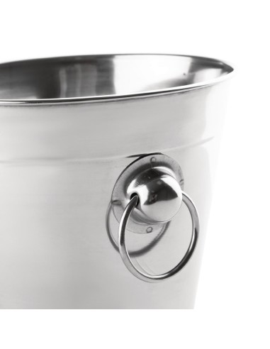 Seau à glace inox Comas 1,4L - compact et poli