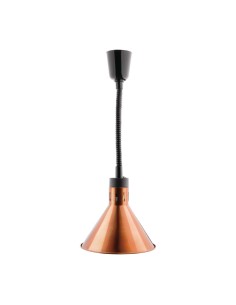 Lampe chauffante conique rétractable Buffalo finition cuivre