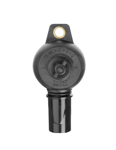 Lampe chauffante dôme rétractable Buffalo dorée - 250W