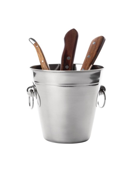 Seau à glace inox Comas 1,4L - compact et poli