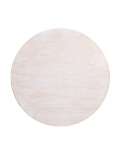 Plateau rond pré-percé blanc 600mm - Bolero