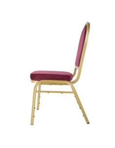 Chaises de banquet bordeaux Bolero Regal - lot de 4 2