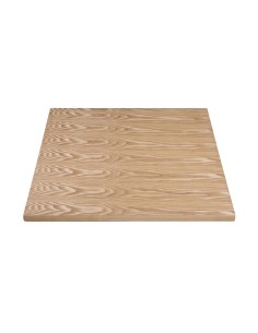 Plateau carré pré-percé Bolero 700mm - bois de caoutchouc 2