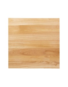 Plateau carré pré-percé Bolero 700mm - Bois naturel