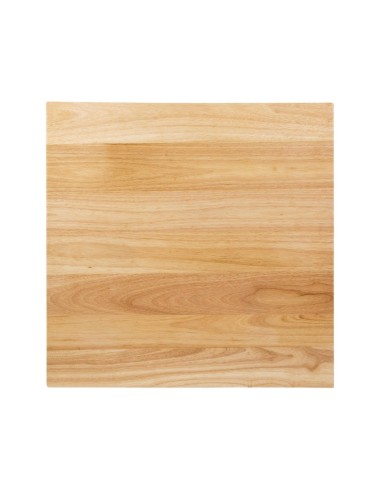 Plateau carré pré-percé Bolero 700mm - Bois naturel