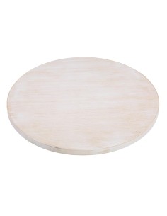 Plateau rond pré-percé blanc 600mm - Bolero 2