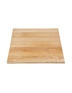 Plateau carré pré-percé Bolero 700mm - Bois naturel 2