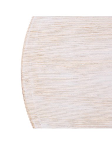 Plateau rond pré-percé blanc 600mm - Bolero