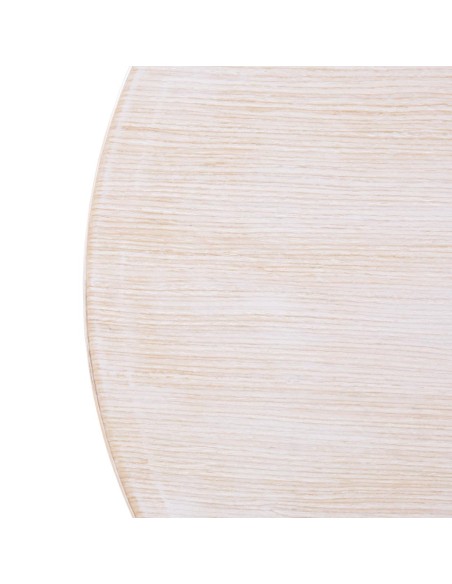 Plateau rond pré-percé blanc 600mm - Bolero