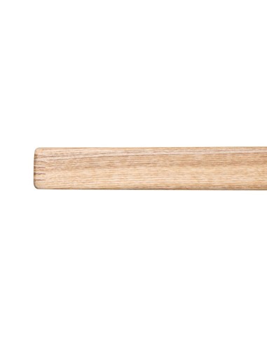 Plateau carré pré-percé Bolero 700mm - bois de caoutchouc