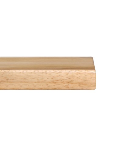 Plateau carré pré-percé Bolero 700mm - Bois naturel