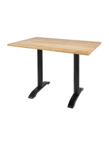 Plateau de table rectangulaire Bolero 700 x 1100 mm - Bois naturel