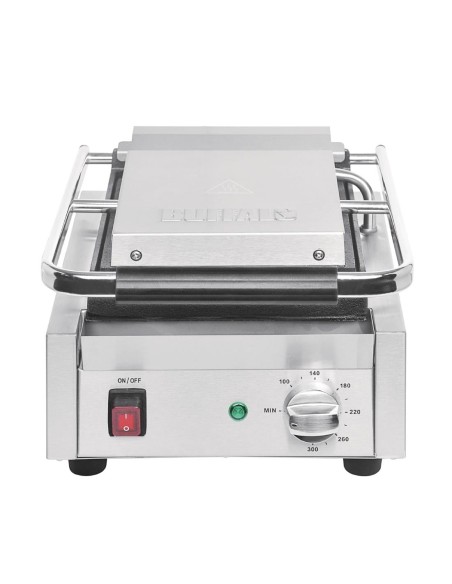 Gril de contact simple Buffalo Bistro 1,5 kW - Compact