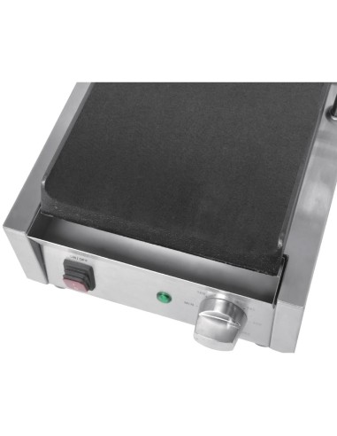 Gril de contact simple Buffalo Bistro 1,5 kW - Compact