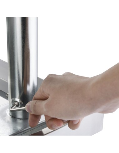 Plonge double bac Vogue 2100 mm - Inox 304