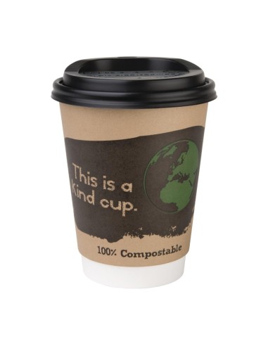Gobelets chauds compostables 355ml - Lot de 500 Fiesta