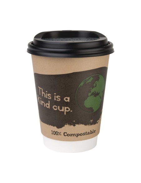 Gobelets chauds compostables 355ml - Lot de 500 Fiesta
