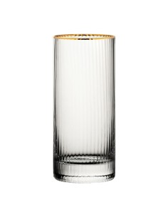 Verres hauts bord doré Hayworth Utopia 355 ml - lot de 6