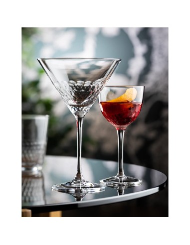 Verres à pied nid d'abeille Raffles Utopia 170ml - lot de 6