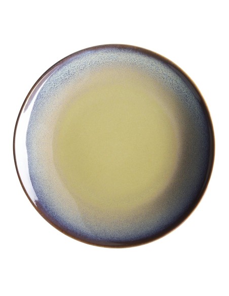 Assiettes plates Olympia Birch aubergine 270mm - lot de 6