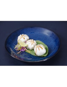 Assiettes creuses Olympia Luna 205 mm bleu nuit - lot de 4 2