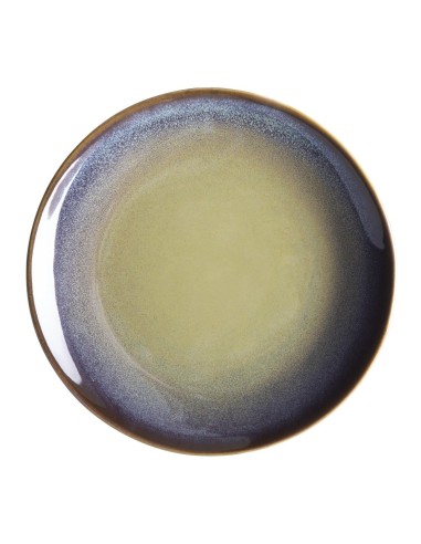 Assiettes plates Olympia Birch aubergine 205 mm - lot de 6