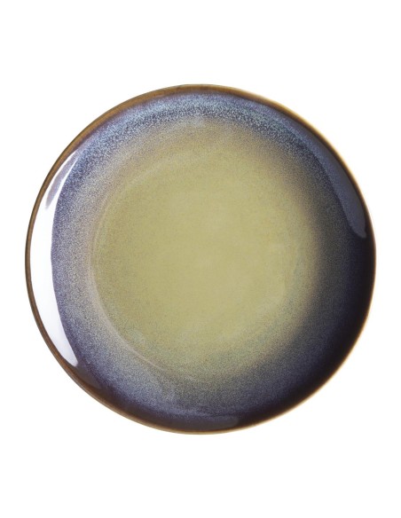 Assiettes plates Olympia Birch aubergine 205 mm - lot de 6