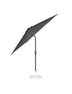 Parasol rond Bolero Seville 3m noir - ombre UV 2