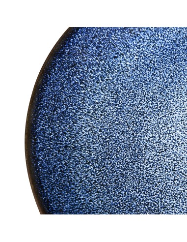 Assiettes creuses Olympia Luna 205 mm bleu nuit - lot de 4